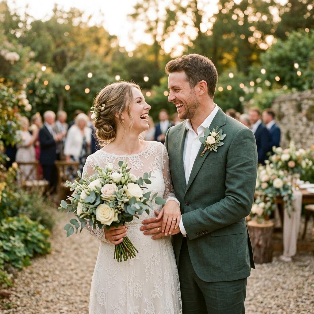 Wedding keepsake photo